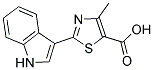 2-(1 H-INDOL-3-YL)-4-METHYL-THIAZOLE-5-CARBOXYLIC ACID Struktur