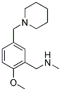 [2-METHOXY-5-(PIPERIDIN-1-YLMETHYL)BENZYL]METHYLAMINE Struktur