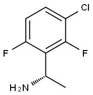 (S)-1-(3-CHLORO-2,6-DIFLUOROPHENYL)ETHANAMINE Struktur