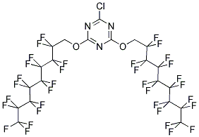 BIS-RF8 2-CHLORO-4,6-DIMETHOXY-1,3,5-TRIAZINE Struktur