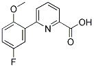 6-(5-FLUORO-2-METHOXYPHENYL)PYRIDINE-2-CARBOXYLIC ACID Struktur