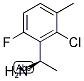 (R)-1-(2-CHLORO-6-FLUORO-3-METHYLPHENYL)ETHANAMINE Struktur