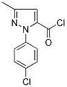 2-(4-CHLORO-PHENYL)-5-METHYL-2H-PYRAZOLE-3-CARBONYL CHLORIDE Struktur