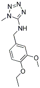 N-(4-ETHOXY-3-METHOXYBENZYL)-1-METHYL-1H-TETRAZOL-5-AMINE Struktur