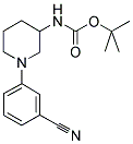 1-(3-CYANO-PHENYL)-PIPERIDIN-3-CARBAMIC ACID TERT-BUTYL ESTER Struktur