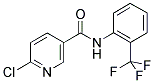 6-CHLORO-N-(2-TRIFLUOROMETHYL-PHENYL)-NICOTINAMIDE Struktur