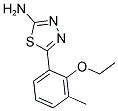 5-(2-ETHOXY-3-METHYL-PHENYL)-[1,3,4]THIADIAZOL-2-YLAMINE Struktur