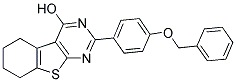 2-[4-(BENZYLOXY)PHENYL]-5,6,7,8-TETRAHYDRO[1]BENZOTHIENO[2,3-D]PYRIMIDIN-4-OL Struktur