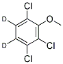 2,3,6-TRICHLOROANISOLE-4,5-D2 Struktur