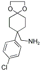 C-[8-(4-CHLORO-PHENYL)-1,4-DIOXA-SPIRO[4.5]DEC-8-YL]-METHYLAMINE Struktur