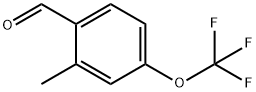 2-METHYL-4-(TRIFLUOROMETHOXY)BENZALDEHYDE Struktur