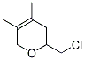 2-(CHLOROMETHYL)-4,5-DIMETHYL-3,6-DIHYDRO-2H-PYRAN Struktur