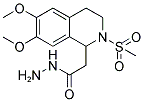 2-[6,7-DIMETHOXY-2-(METHYLSULFONYL)-1,2,3,4-TETRAHYDROISOQUINOLIN-1-YL]ACETOHYDRAZIDE Struktur