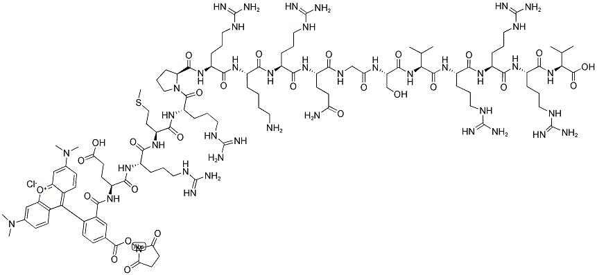 5-TMR-ERMRPRKRQGSVRRRV Struktur