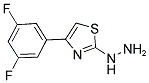 [4-(3,5-DIFLUORO-PHENYL)-THIAZOL-2-YL]-HYDRAZINE Struktur