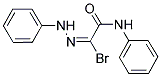 (1E)-2-ANILINO-2-OXO-N-PHENYLETHANEHYDRAZONOYL BROMIDE Struktur