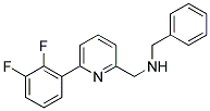 N-BENZYL-1-[6-(2,3-DIFLUOROPHENYL)PYRIDIN-2-YL]METHANAMINE Struktur