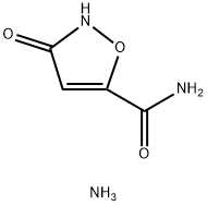 AMMONIUM 5-(CARBAMOYL)ISOXAZOL-3-OLATE Struktur