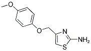 4-(4-METHOXY-PHENOXYMETHYL)-THIAZOL-2-YLAMINE Struktur