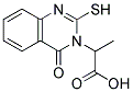 2-(2-MERCAPTO-4-OXOQUINAZOLIN-3(4H)-YL)PROPANOIC ACID Struktur