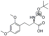 (R)-2-TERT-BUTOXYCARBONYLAMINO-4-(2,4-DIMETHOXY-PHENYL)-BUTYRIC ACID Struktur