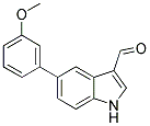 5-(3-METHOXYPHENYL)-1H-INDOLE-3-CARBALDEHYDE Struktur