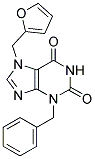 3-BENZYL-7-(2-FURYLMETHYL)-3,7-DIHYDRO-1H-PURINE-2,6-DIONE Struktur