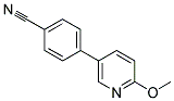 4-(6-METHOXY-3-PYRIDINYL)BENZONITRILE Struktur