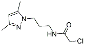 2-CHLORO-N-[3-(3,5-DIMETHYL-1H-PYRAZOL-1-YL)PROPYL]ACETAMIDE Struktur