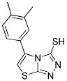 5-(3,4-DIMETHYLPHENYL)[1,3]THIAZOLO[2,3-C][1,2,4]TRIAZOLE-3-THIOL Struktur