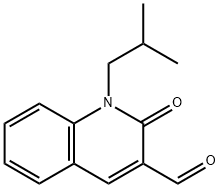 1-ISOBUTYL-2-OXO-1,2-DIHYDRO-QUINOLINE-3-CARBALDEHYDE Struktur