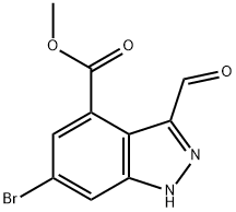 3 ALDEHYDE, 4-METHYL ESTER, 6-BROMOINDAZOLE price.