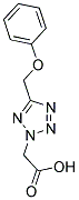 [5-(PHENOXYMETHYL)-2H-TETRAZOL-2-YL]ACETIC ACID Struktur