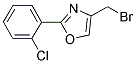 4-BROMOMETHYL-2-(2-CHLORO-PHENYL)-OXAZOLE Struktur