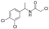 2-CHLORO-N-[1-(3,4-DICHLOROPHENYL)ETHYL]ACETAMIDE Struktur