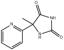 5-METHYL-5-PYRIDIN-2-YL-IMIDAZOLIDINE-2,4-DIONE Struktur