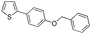 2-[4-(BENZYLOXY)PHENYL]THIOPHENE Struktur