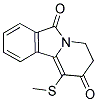 1-(METHYLTHIO)-3,4-DIHYDROPYRIDO[2,1-A]ISOINDOLE-2,6-DIONE Struktur