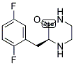 (S)-3-(2,5-DIFLUORO-BENZYL)-PIPERAZIN-2-ONE Struktur