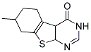 7-METHYL-4A,5,6,7,8,9A-HEXAHYDRO[1]BENZOTHIENO[2,3-D]PYRIMIDIN-4(3H)-ONE Struktur