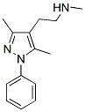 N-[2-(3,5-DIMETHYL-1-PHENYL-1H-PYRAZOL-4-YL)ETHYL]-N-METHYLAMINE Struktur