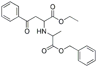 ETHYL-2-[1(BENZOYLOXYCARBONYL)ETHYL]-AMINO-4-OXO-4-PHENYBUTANATE Struktur