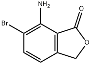 7-AMINO-6-BROMO-3 H-ISOBENZOFURAN-1-ONE Struktur