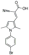 (2E)-3-[1-(4-BROMOPHENYL)-2,5-DIMETHYL-1H-PYRROL-3-YL]-2-CYANOACRYLIC ACID Struktur