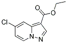 5-CHLORO-PYRAZOLO[1,5-A]PYRIDINE-3-CARBOXYLIC ACID ETHYL ESTER Struktur