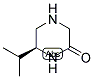 (S)-6-ISOPROPYL-PIPERAZIN-2-ONE Struktur