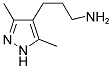 3-(3,5-DIMETHYL-1H-PYRAZOL-4-YL)PROPYLAMINE Struktur