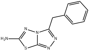 3-BENZYL[1,2,4]TRIAZOLO[3,4-B][1,3,4]THIADIAZOL-6-AMINE Struktur