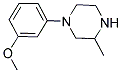 1-(3-METHOXYPHENYL)-3-METHYLPIPERAZINE Struktur