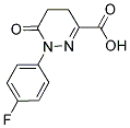 1-(4-FLUOROPHENYL)-6-OXO-1,4,5,6-TETRAHYDROPYRIDAZINE-3-CARBOXYLIC ACID Struktur